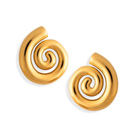 Thumbnail for Ava’s Golden Spiral Earrings