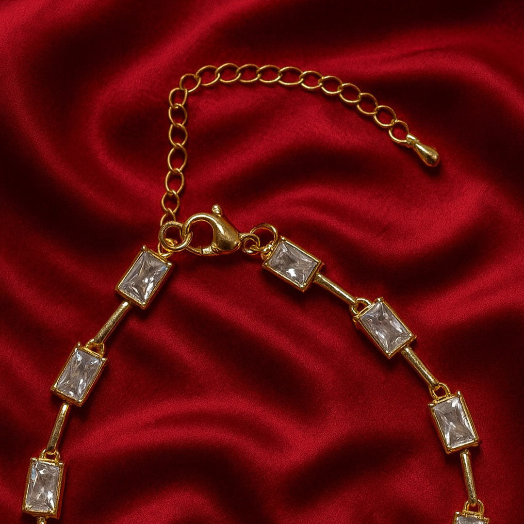 Emerald Cut Necklace for Women - Amalfa