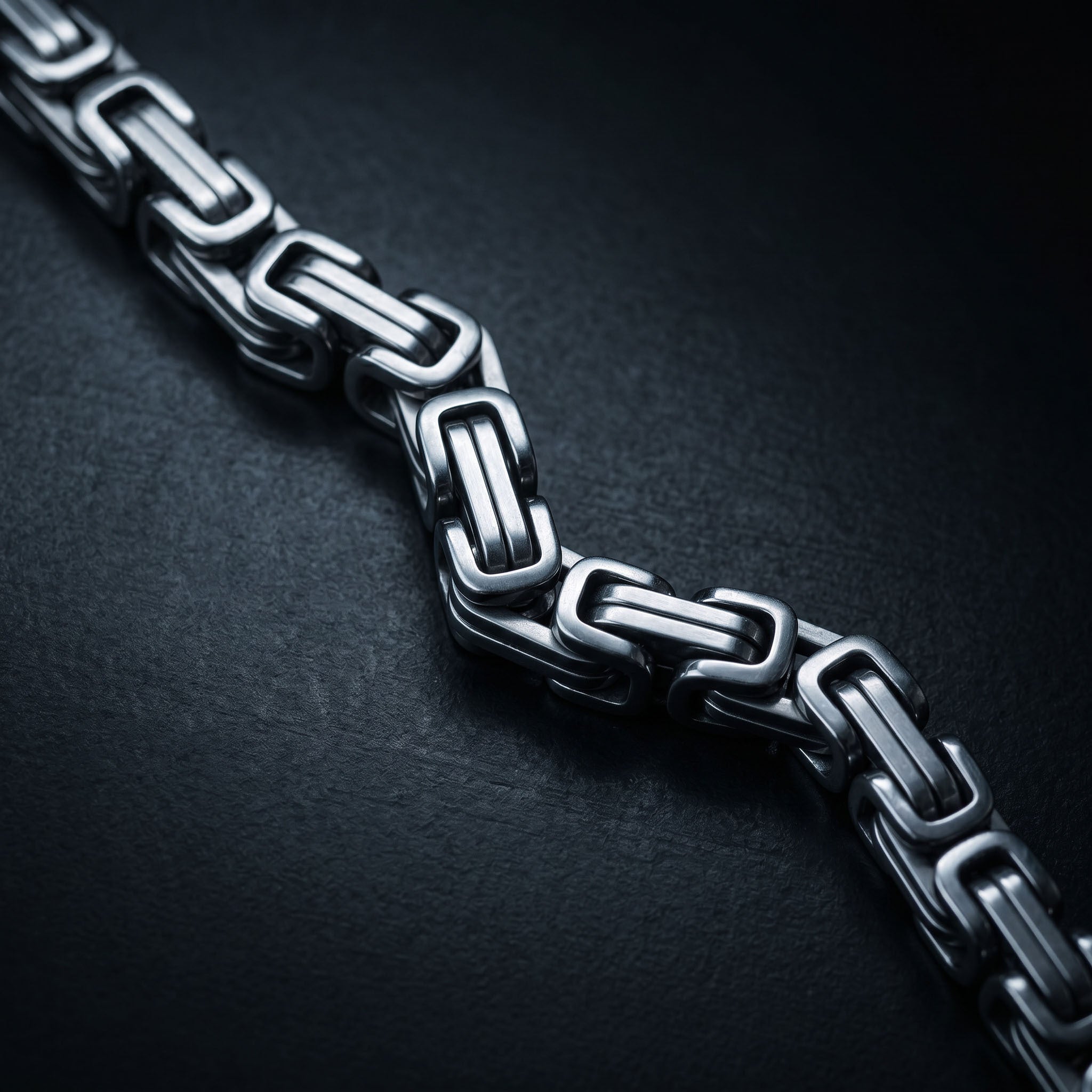 Soren Silver Men’s  Link Bracelet