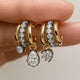 Chic Crystal Hoops for Women