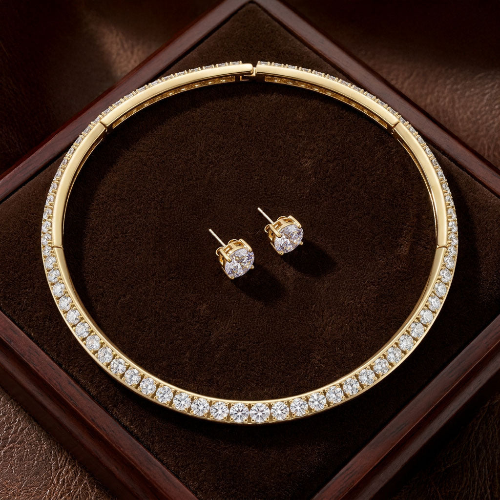 Crystal Collar Necklace For Women