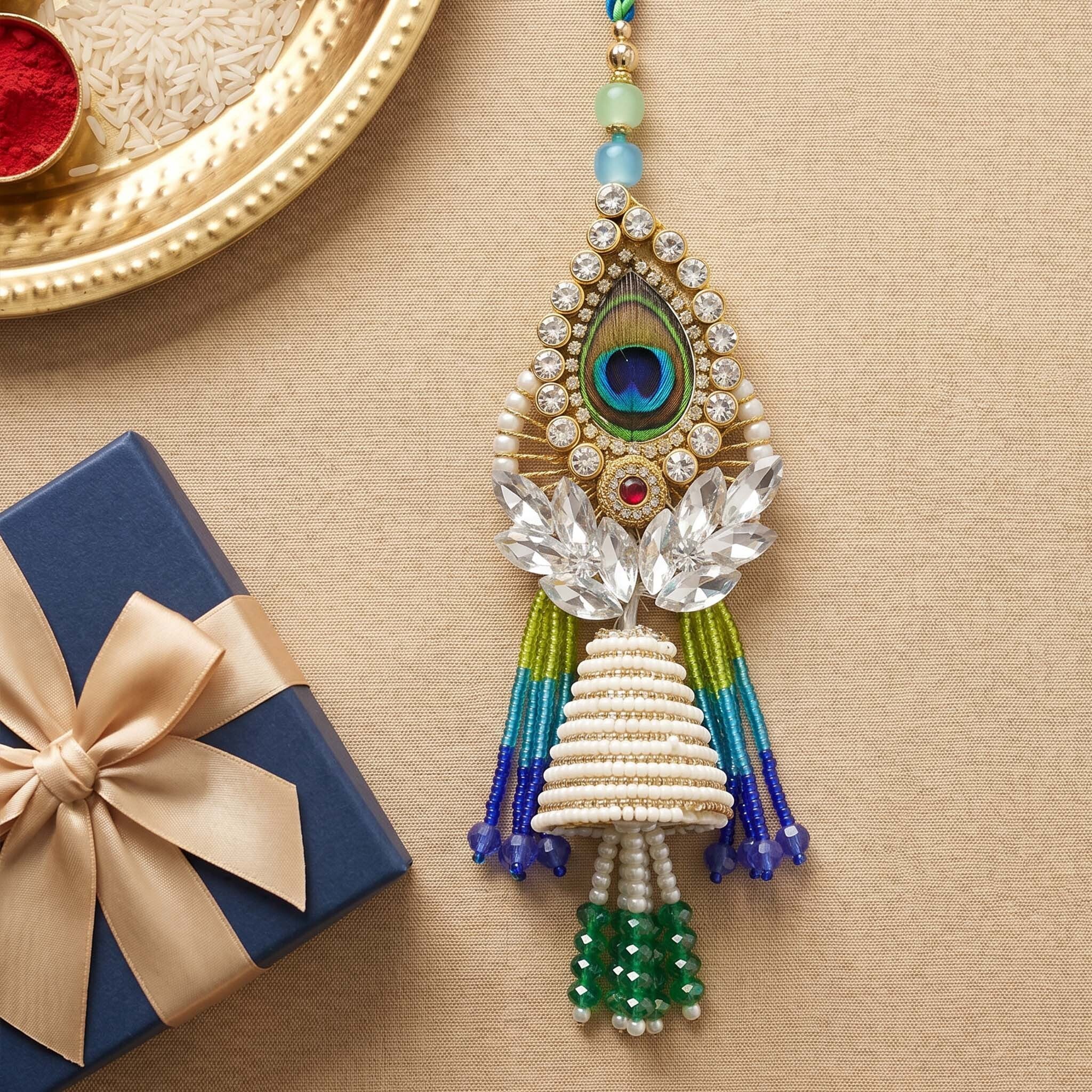 Mayurika Rakhi Set
