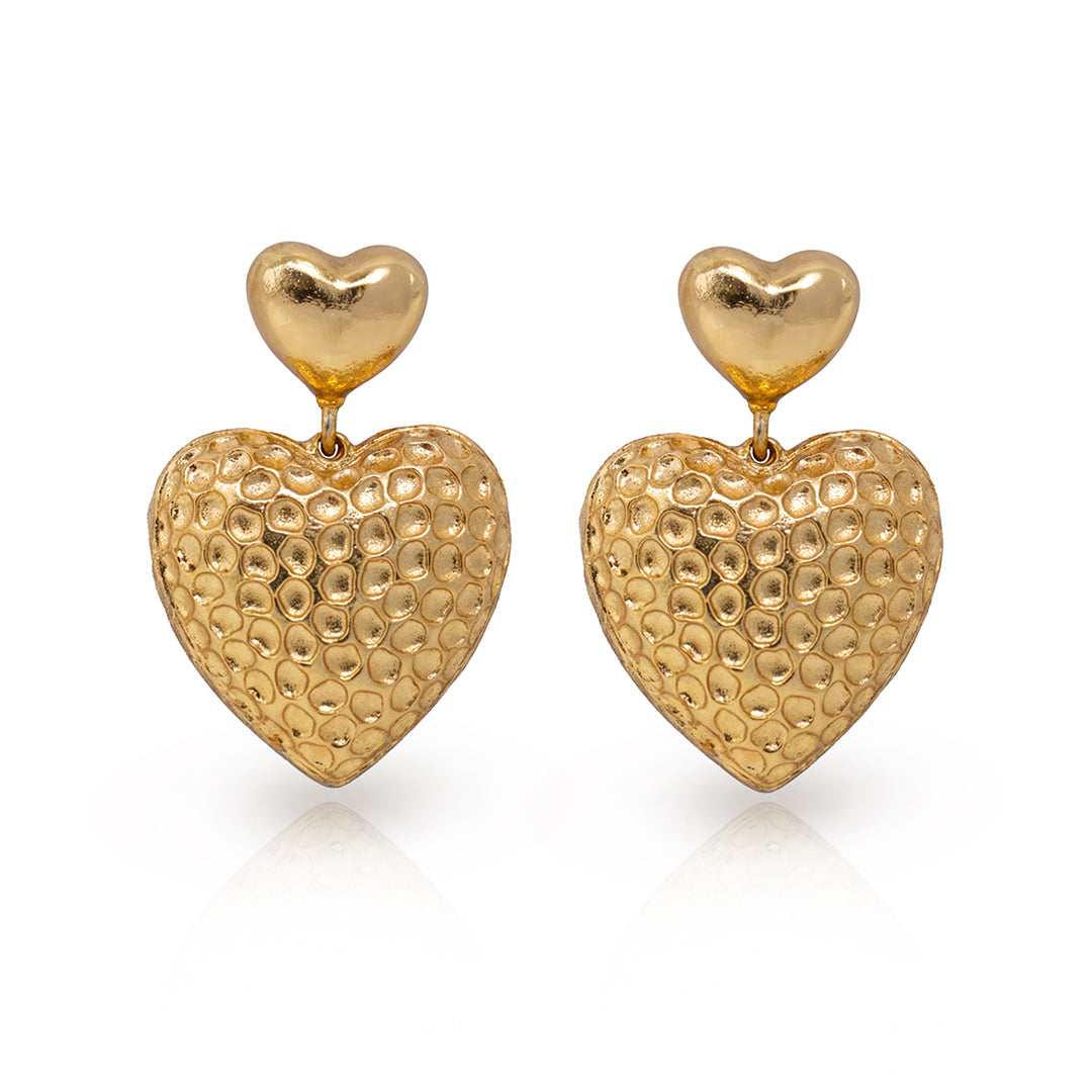 dark gold  Stud Earrings