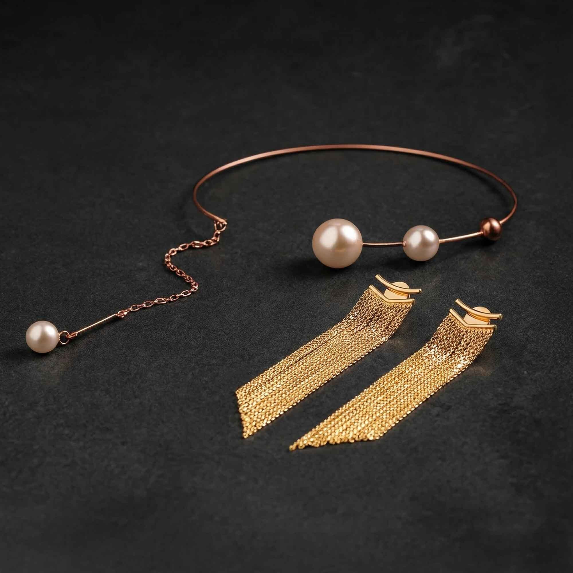 Aria Tassel Dangler Earrings