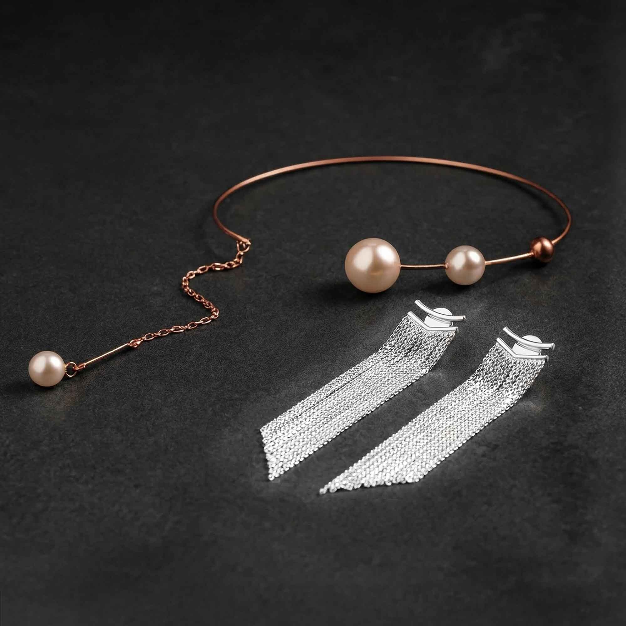 Aria Tassel Dangler Earrings