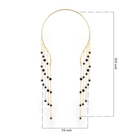 Thumbnail for Elma Tassel Gold Choker Necklace