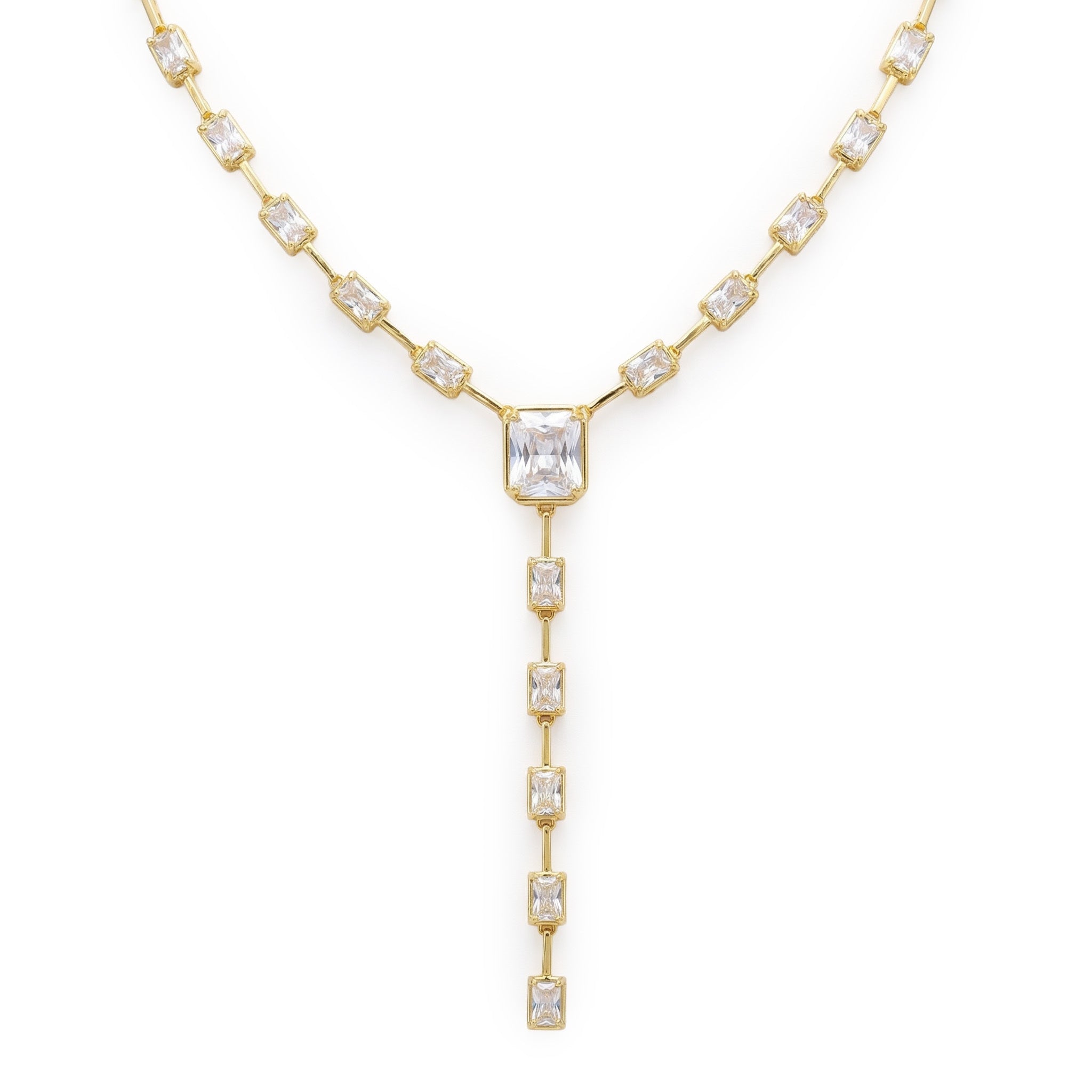 Emerald Cut Necklace for Women