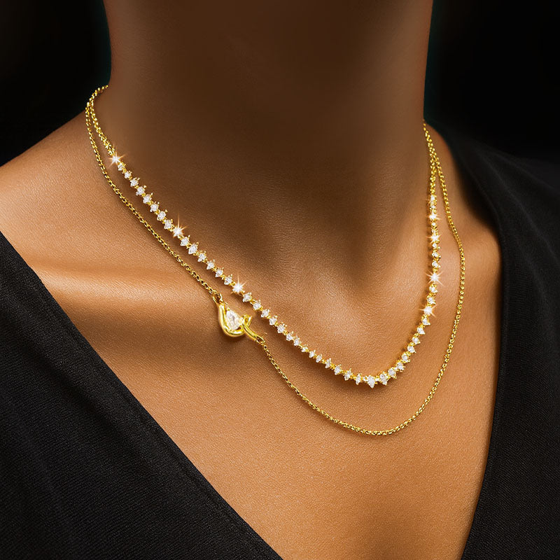 Nayla Double-layered  Necklace For Women