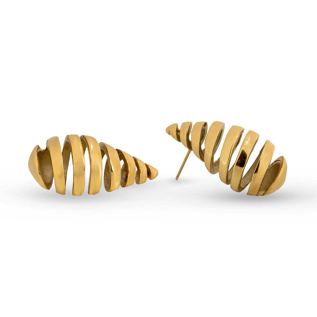 Evie Twisted Hoop Earrings - Amalfa