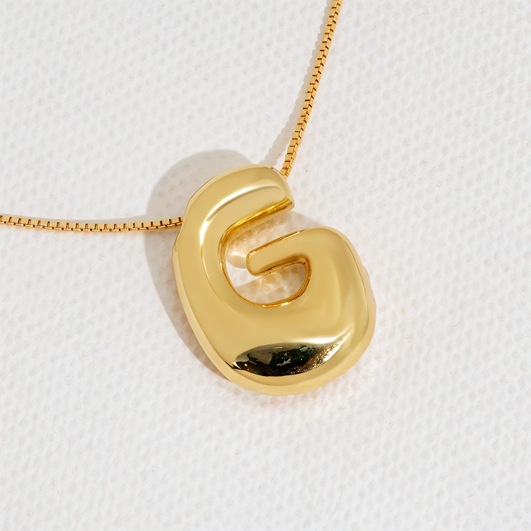 g initial necklace