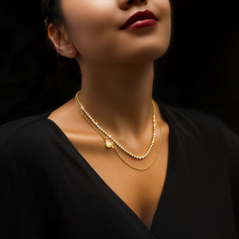 Nayla Double-layered  Necklace For Women