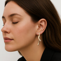 Thumbnail for Sculptural Knot Drop Earrings