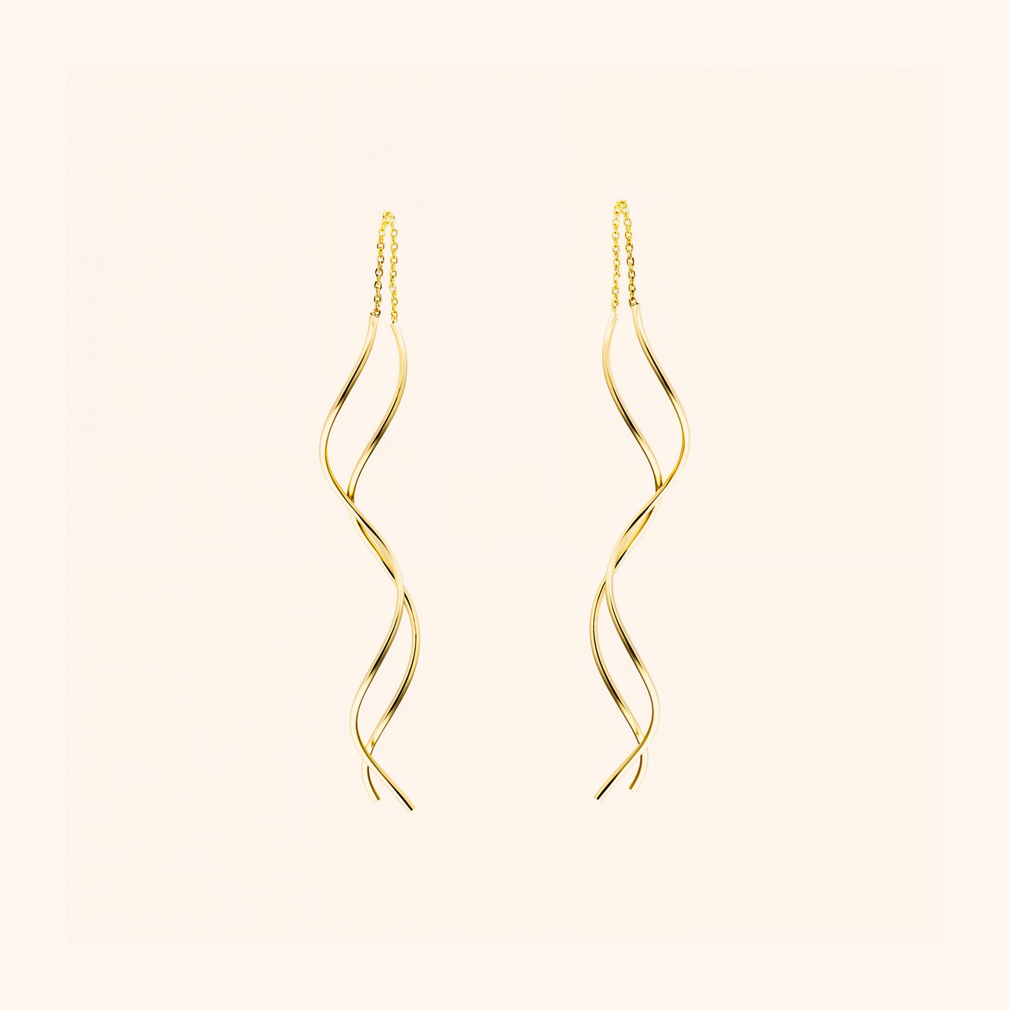 Sia Twisted Tassel Earrings