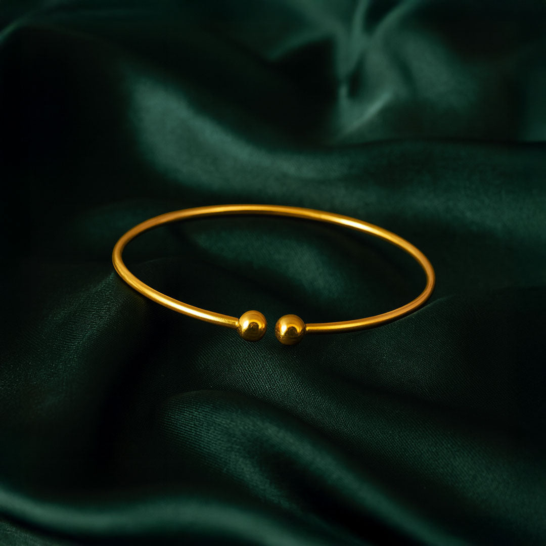 Orb Sleek Open-Ended Cuff Bracelet - Amalfa