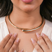 Thumbnail for gold choker necklace for women 