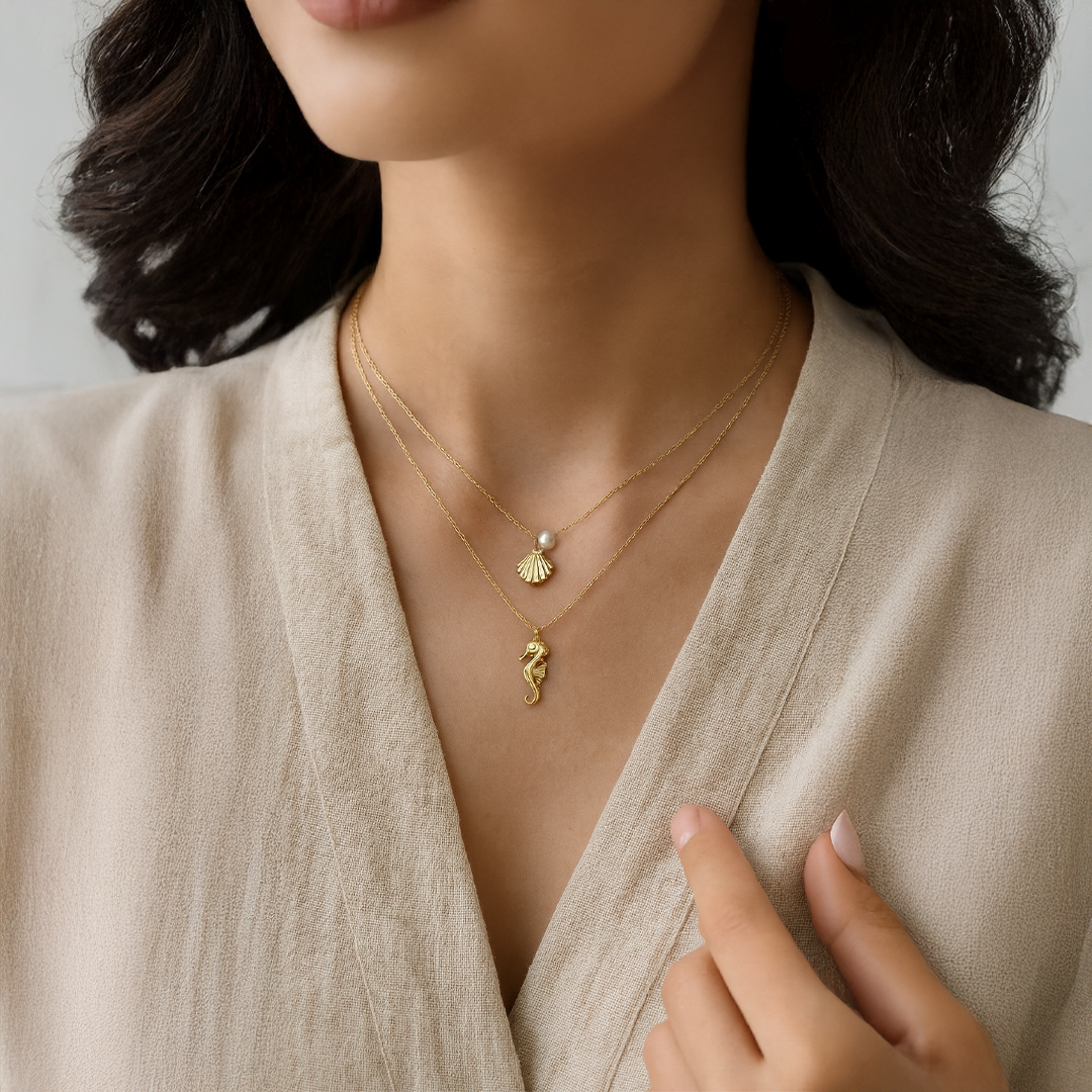 Ocean Charm Necklace for Women - Amalfa