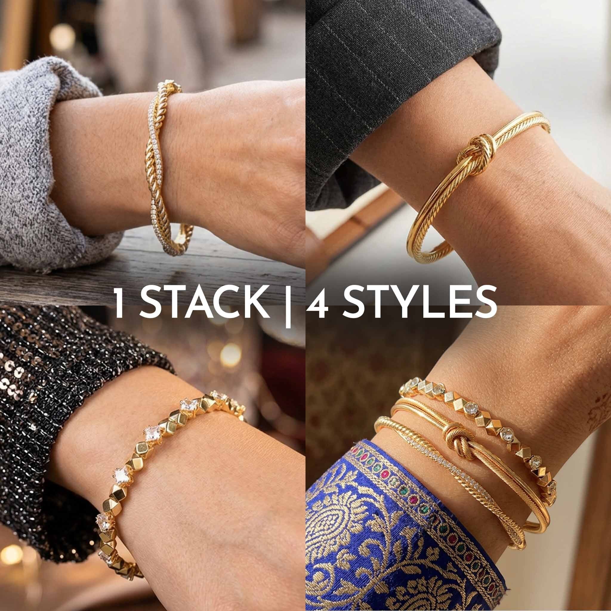 The Golden Hour 3-Piece Bracelet Stack