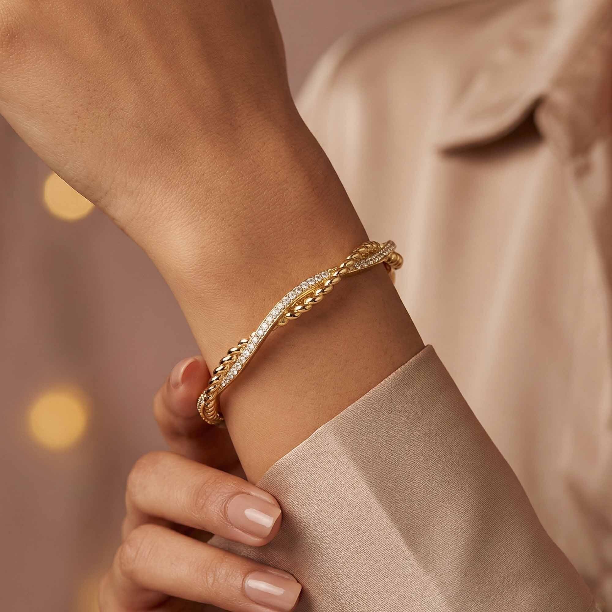 The Golden Hour Stack of 3 Bracelets