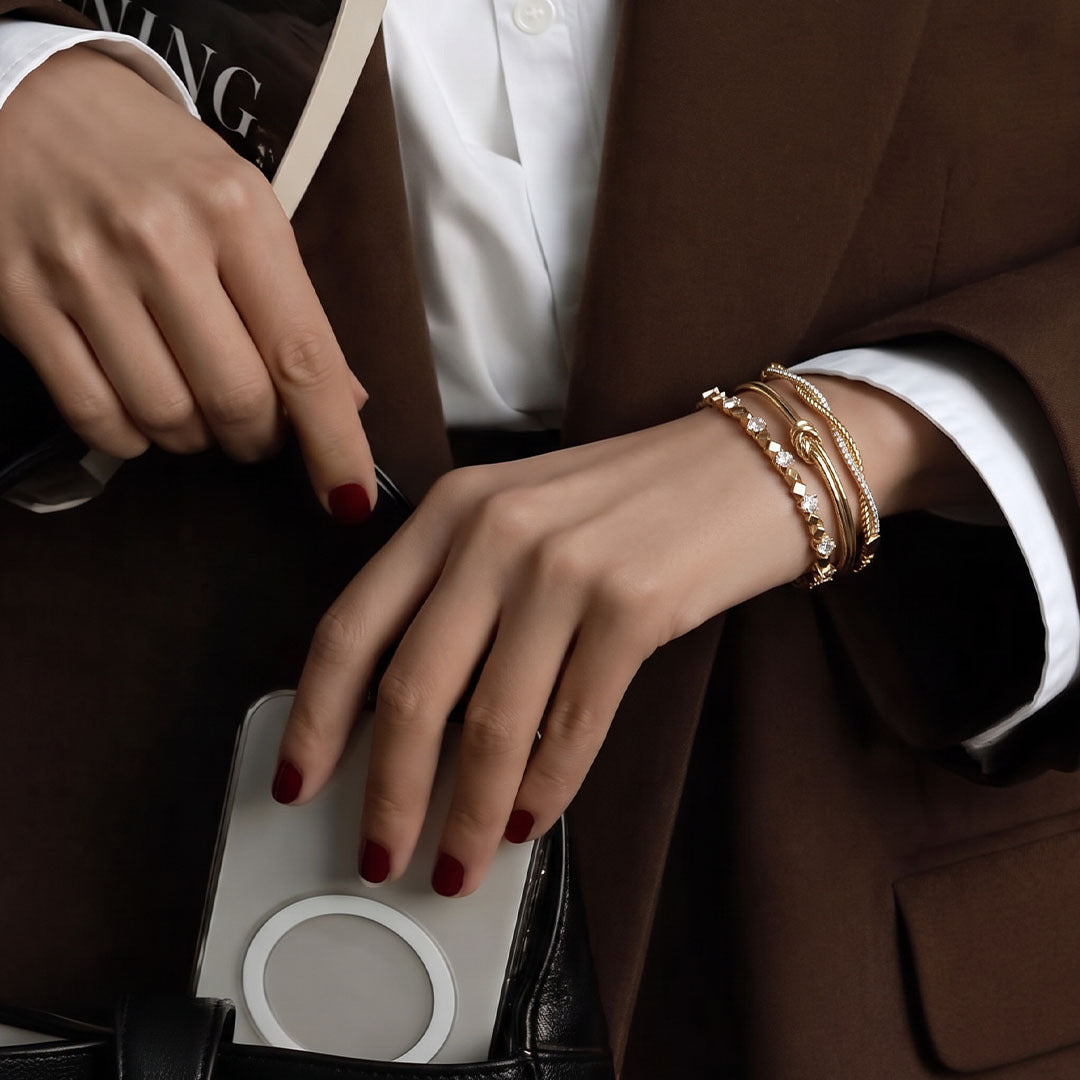 The Golden Hour 3-Piece Bracelet Stack