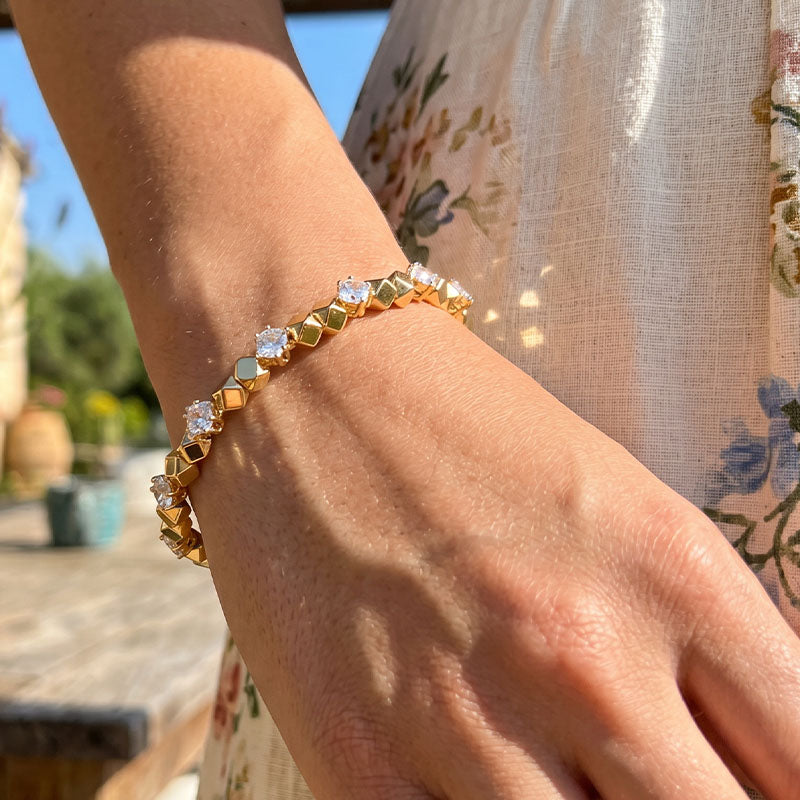 The Golden Hour Stack of 3 Bracelets For Women