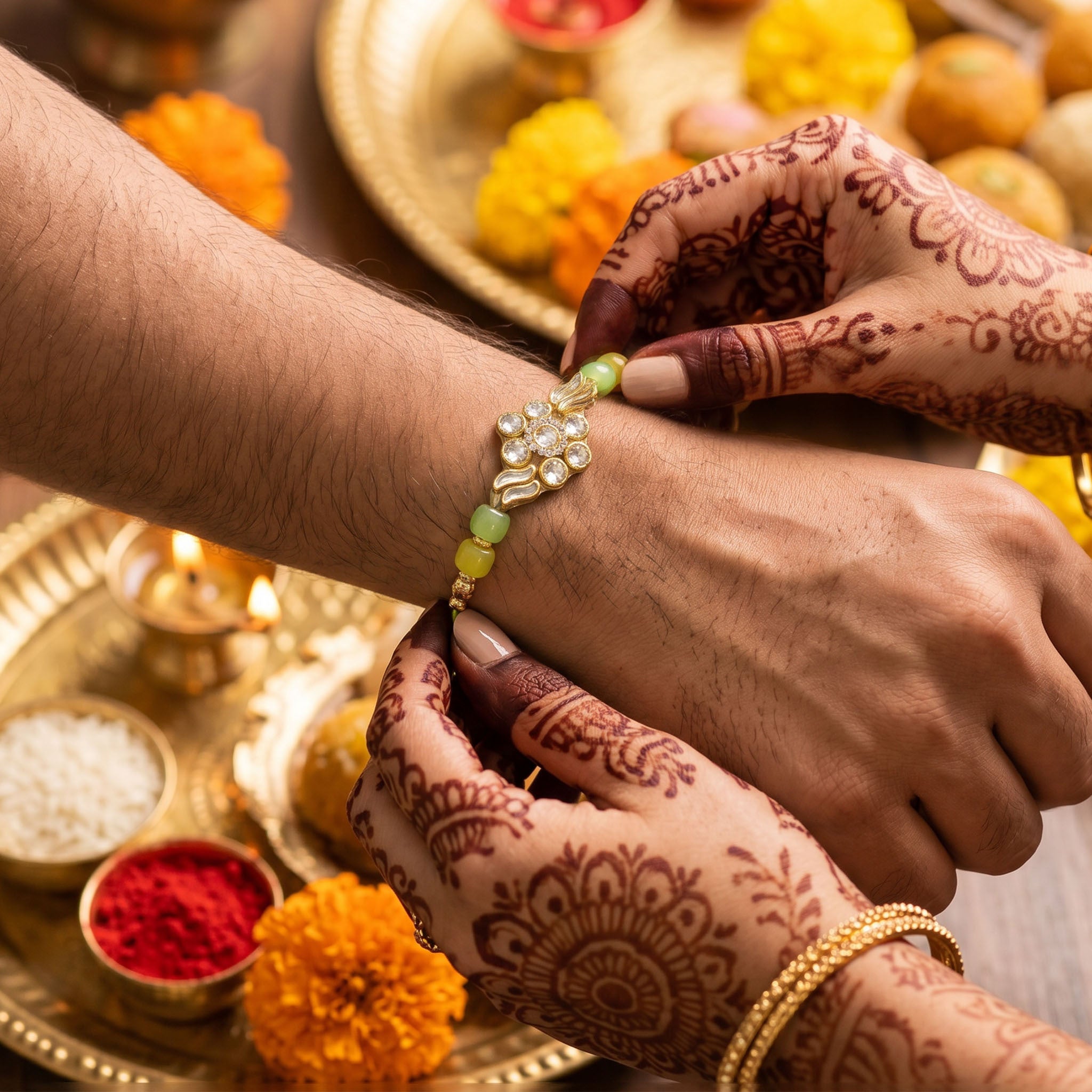 Raasa Radiance Rakhi Set