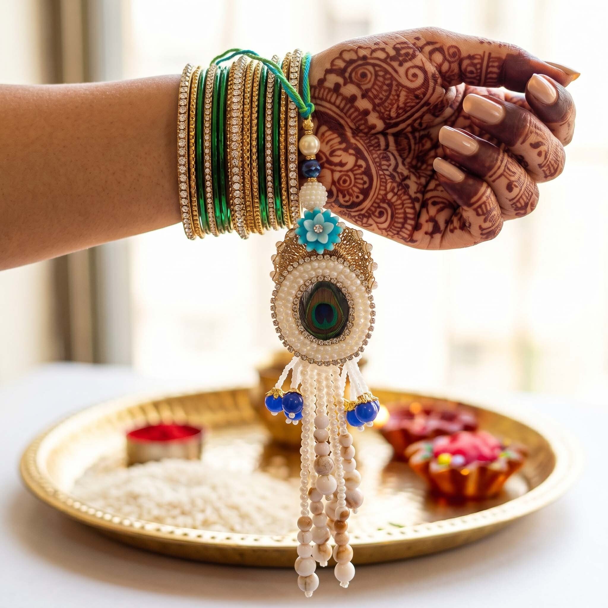 Neelanjana Rakhi Set