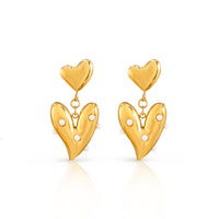 Thumbnail for Seraphine Heart Danglers  Earrings  For Women