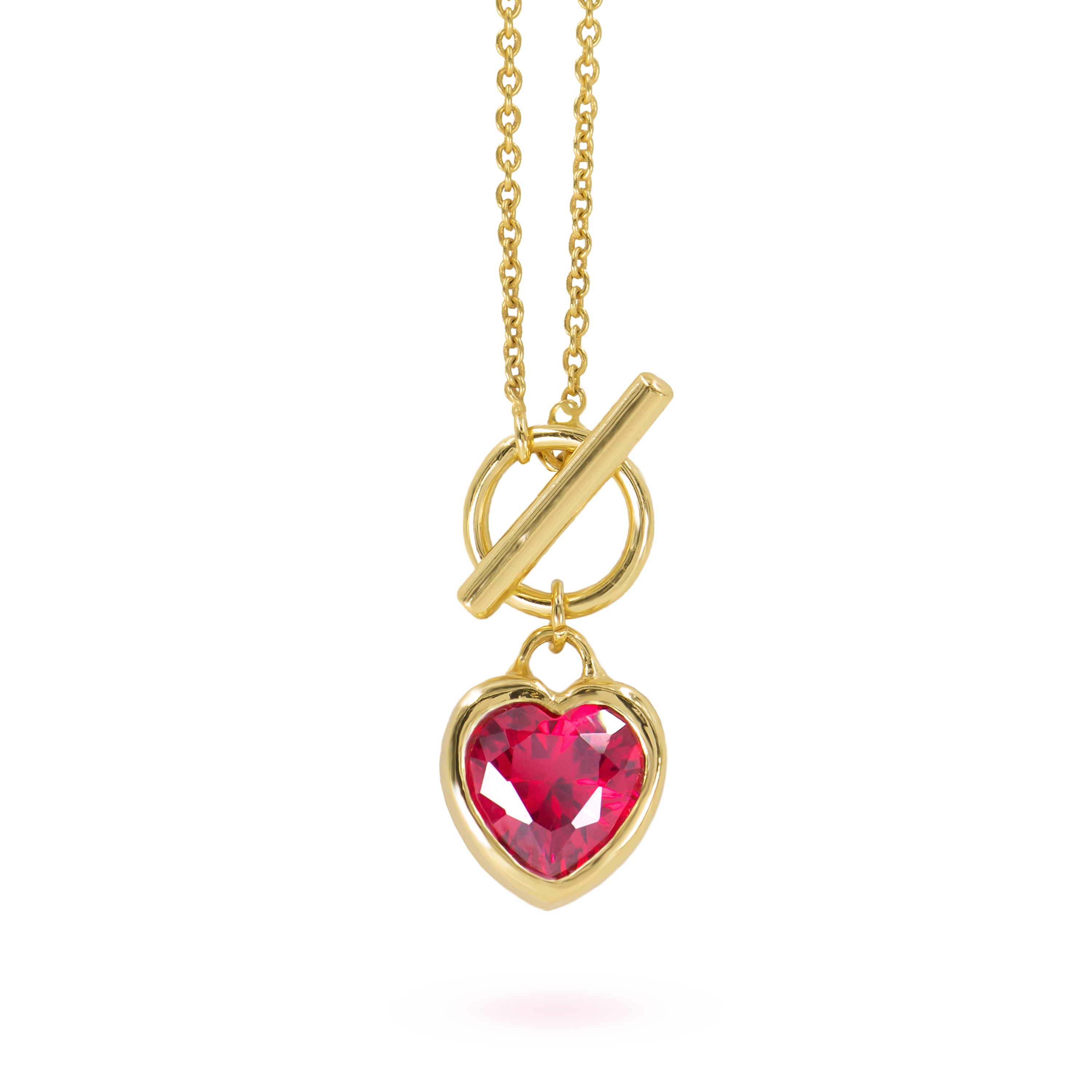 Lev Heart-Shaped Valentine Necklace - Amalfa