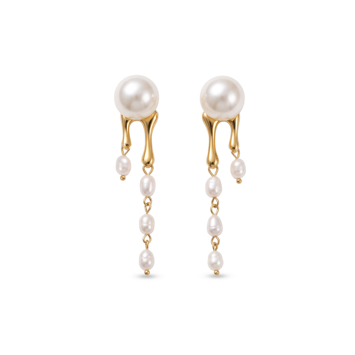 Hoor Pearl Cascade Drop Earrings