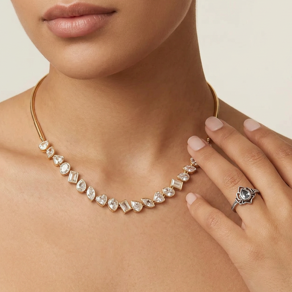 Dual Luxe Transform Necklace-Bracelet For Women