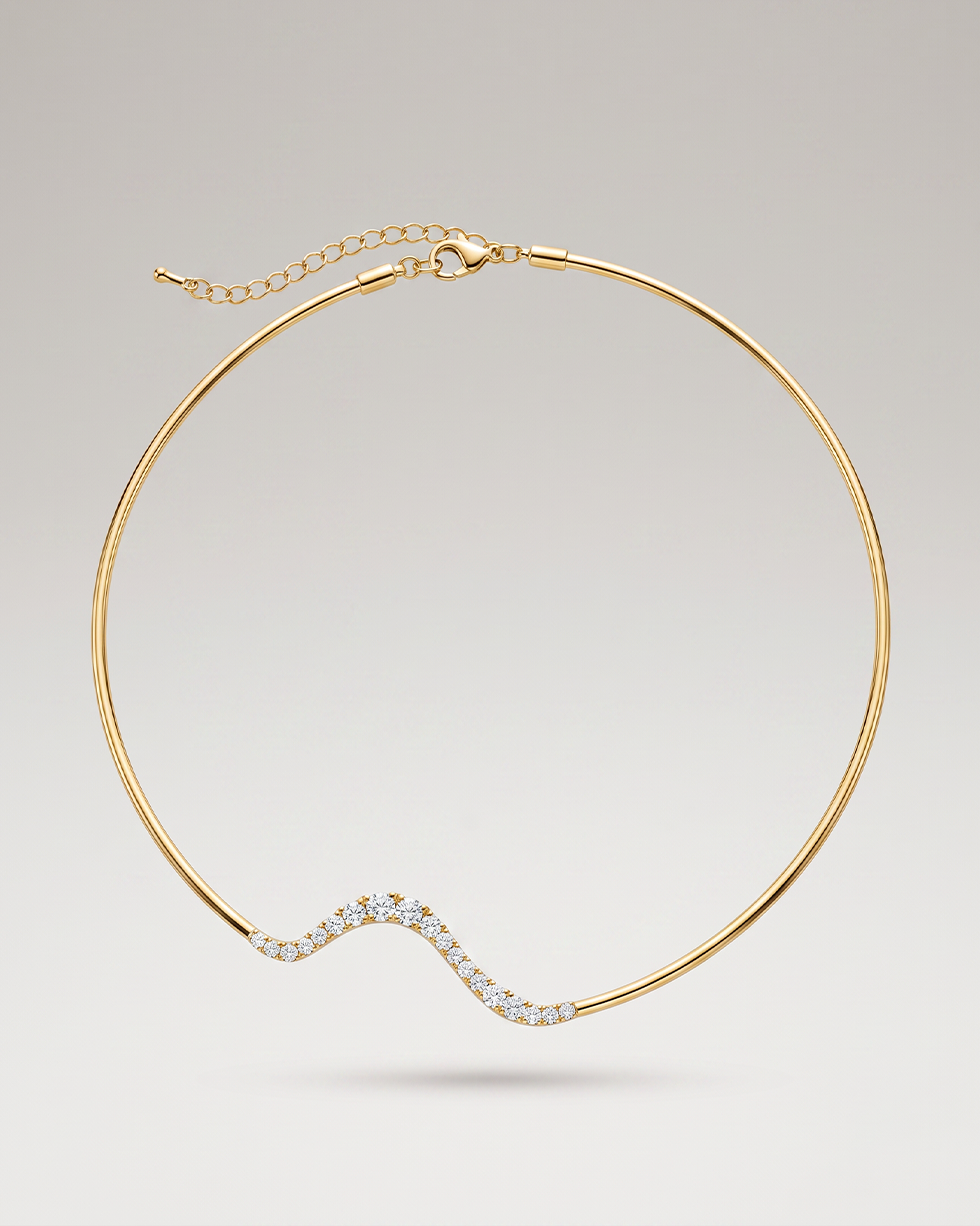 Mireille Wave Collar Necklace For Women