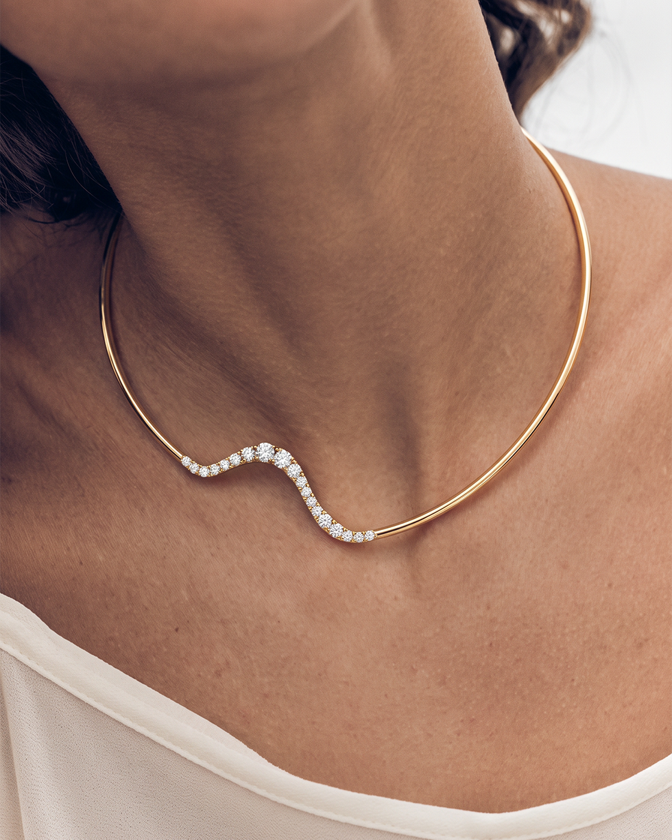 Mireille Wave Collar Necklace For Women