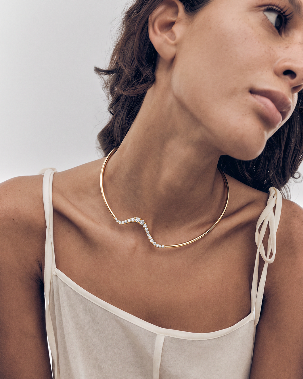 Mireille Wave Collar Necklace For Women