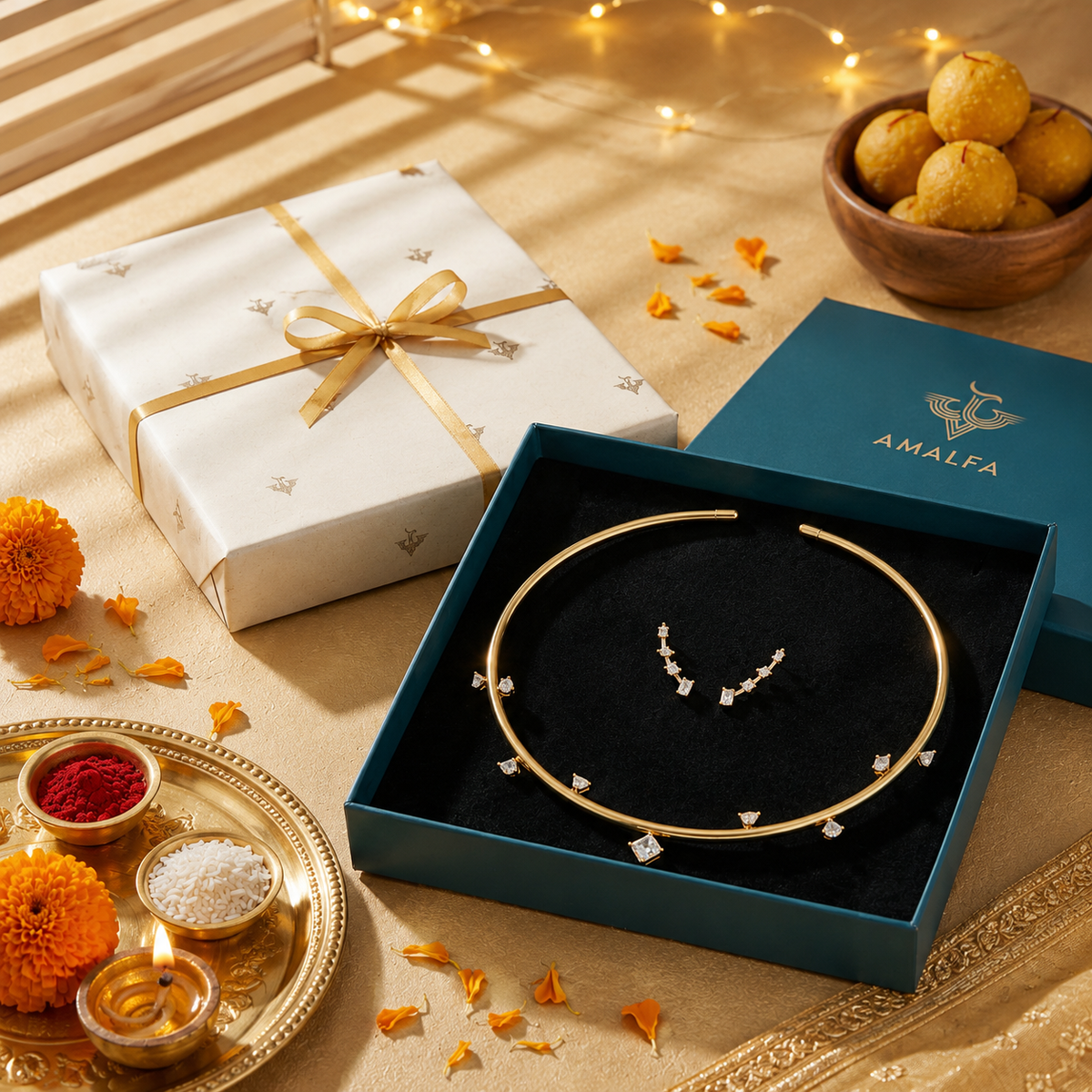 Soraya Earring and Necklace