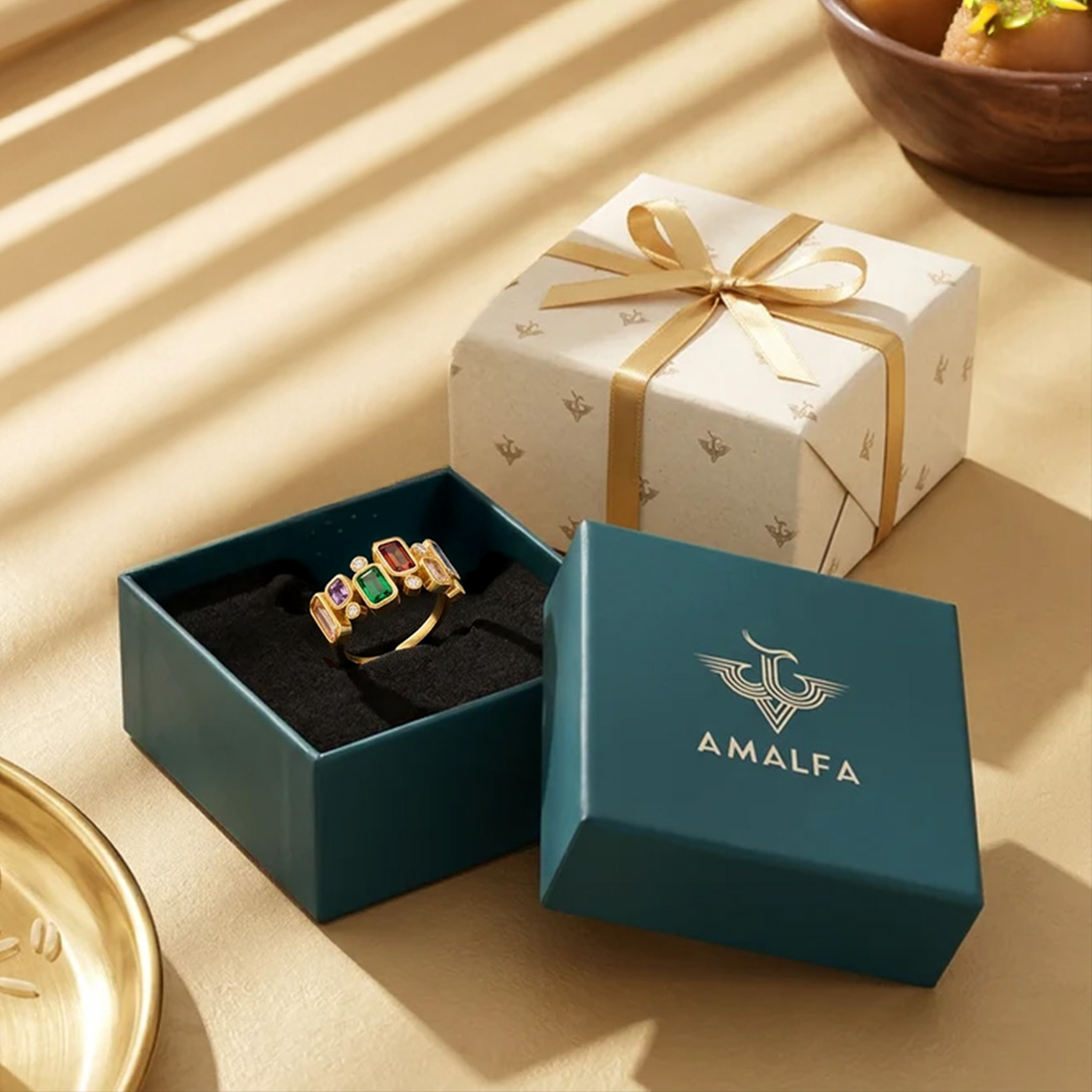 Thalia Prism Adjustable Ring