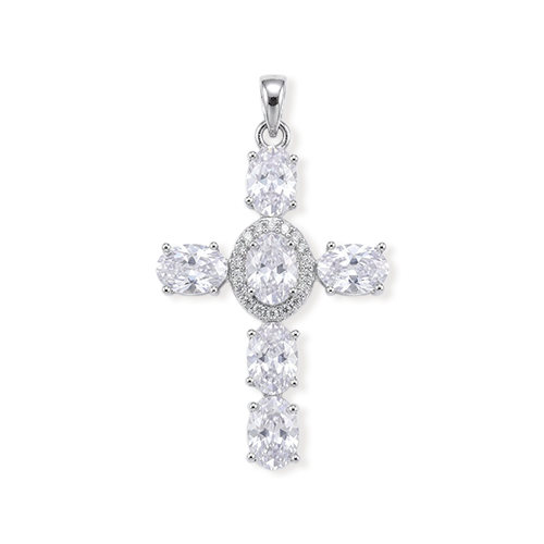 Seraphina Silver Cross Charm