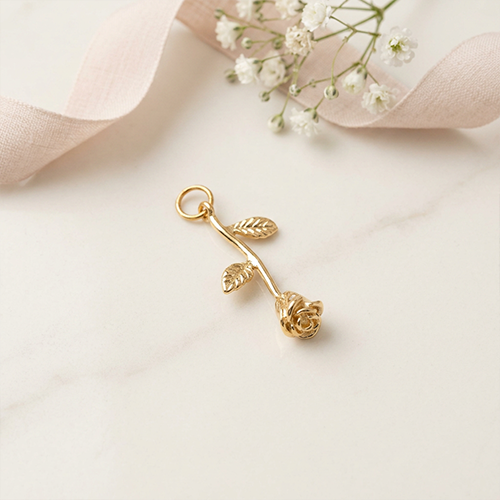 Roselle Bloom Charm