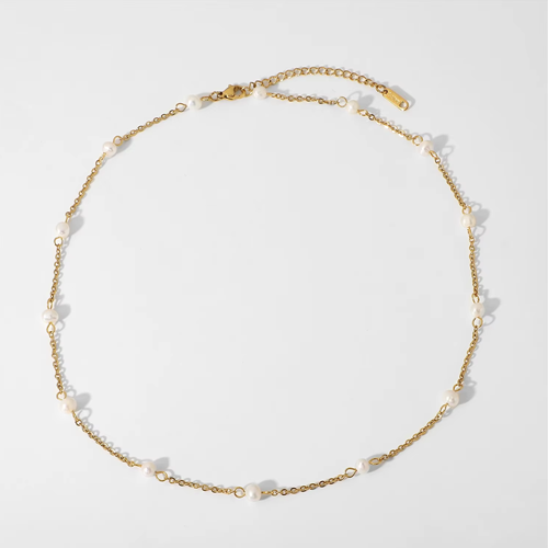 Liora Classic Pearl Necklace - Amalfa