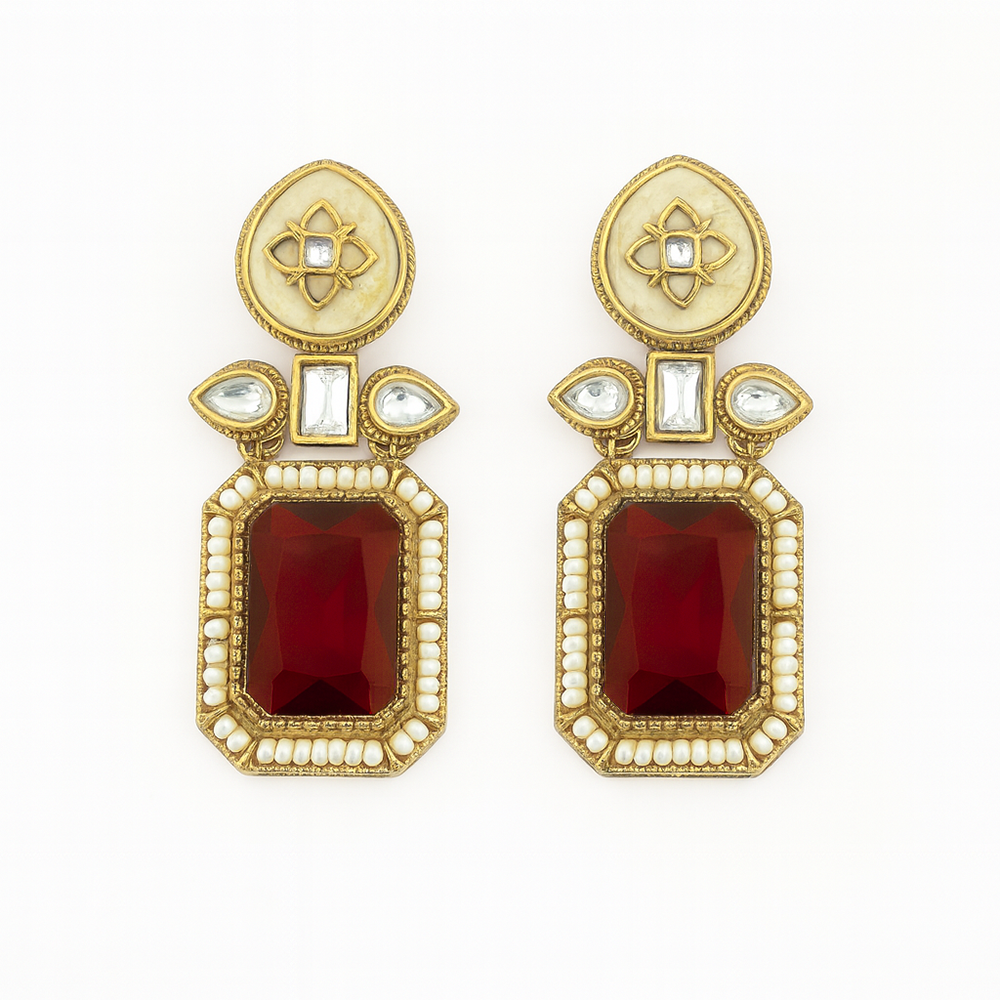 Royal Interchangeable Kundan Earrings