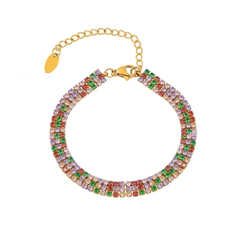 Nalani Multicolor Zircon Tennis Bracelet for Women