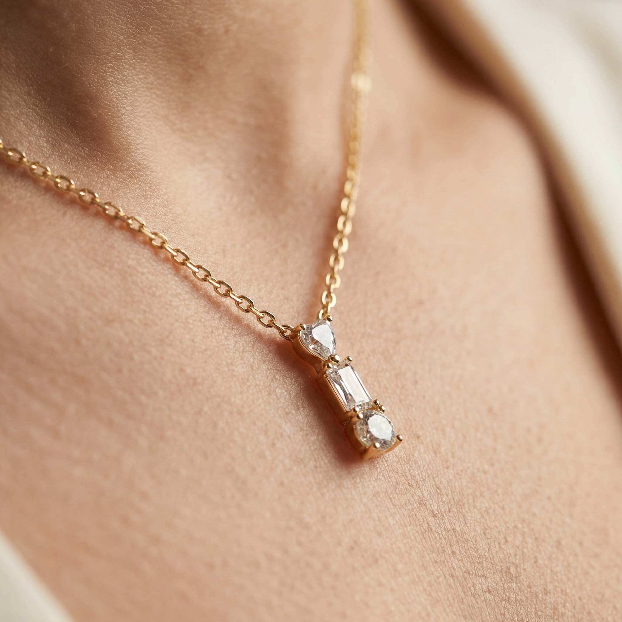 Inaya Heart Shaped Necklace For Women