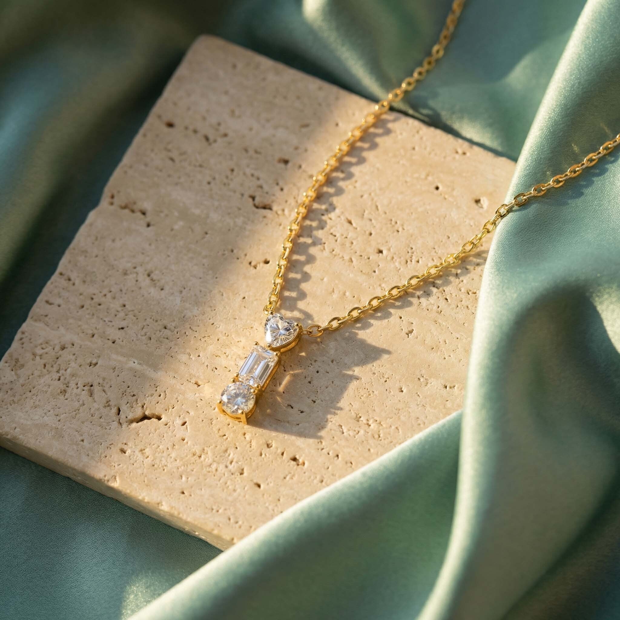 Inaya Heart Shaped Necklace For Women