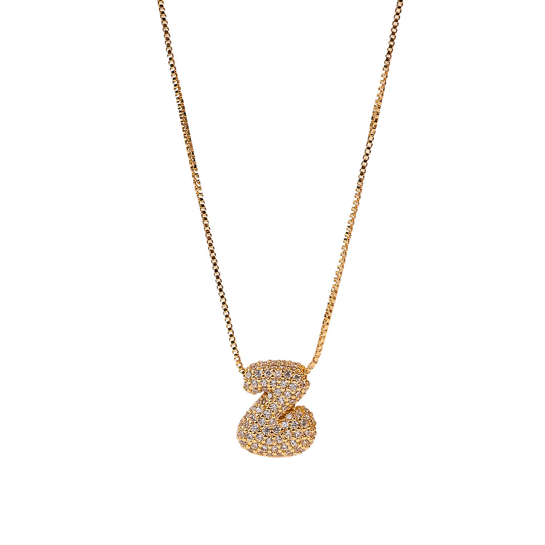 initial necklace Z