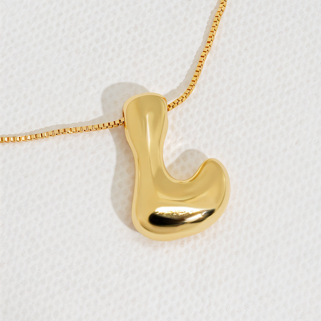 L initial necklace