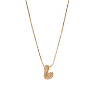 Thumbnail for Gold initial necklace 