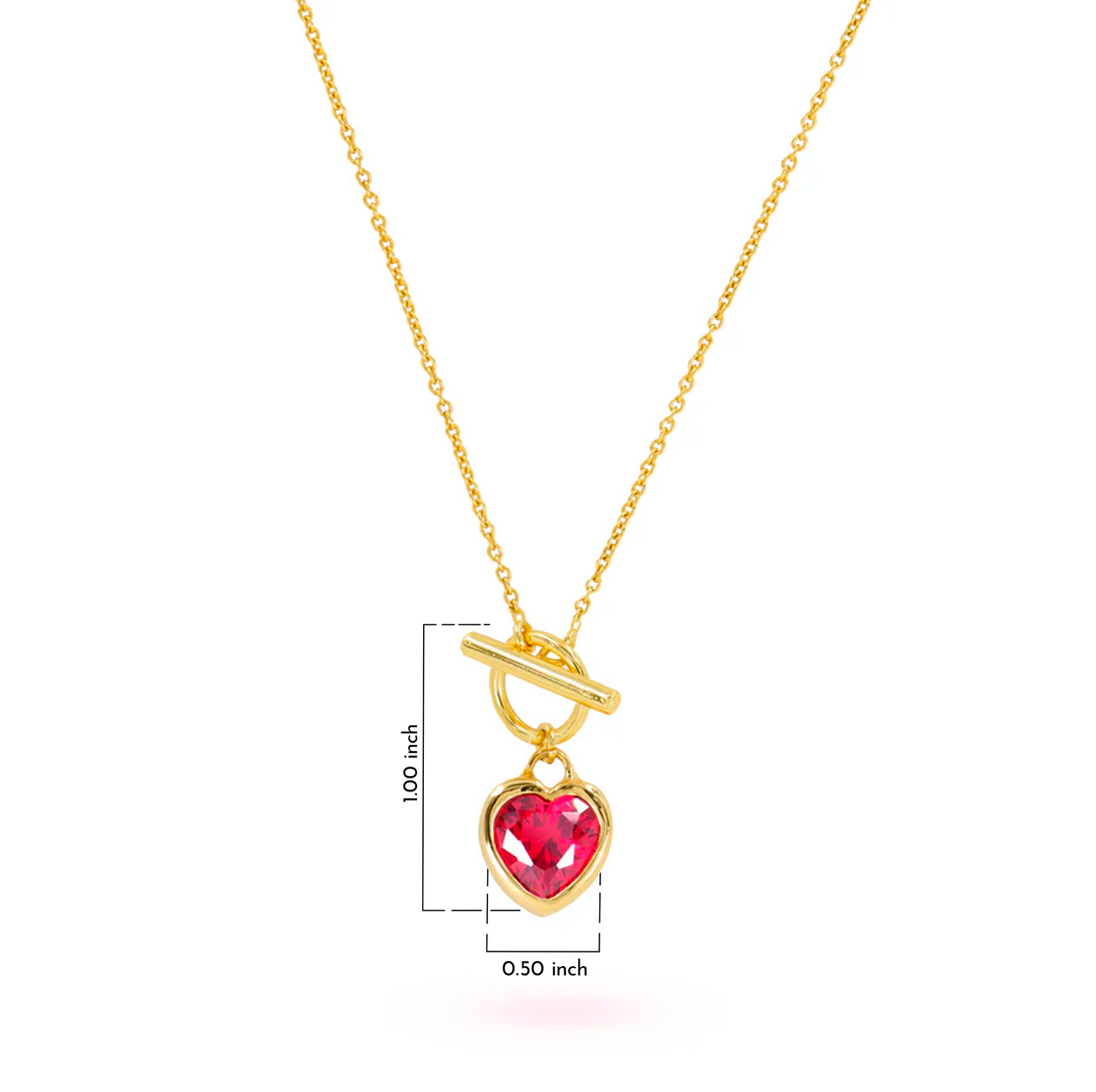 Lev Heart Valentine Necklace