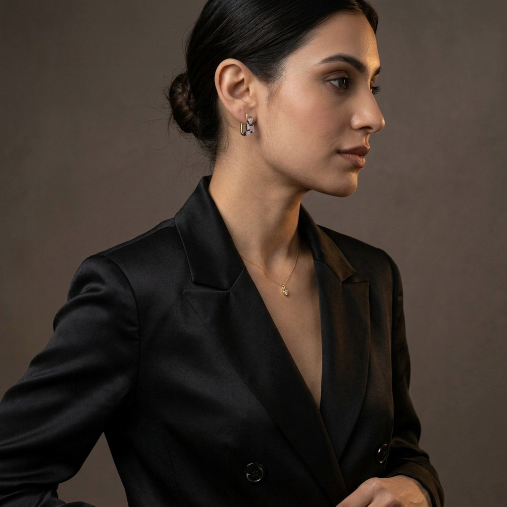 Harper Mixed Cut Hoops Earrings For Women