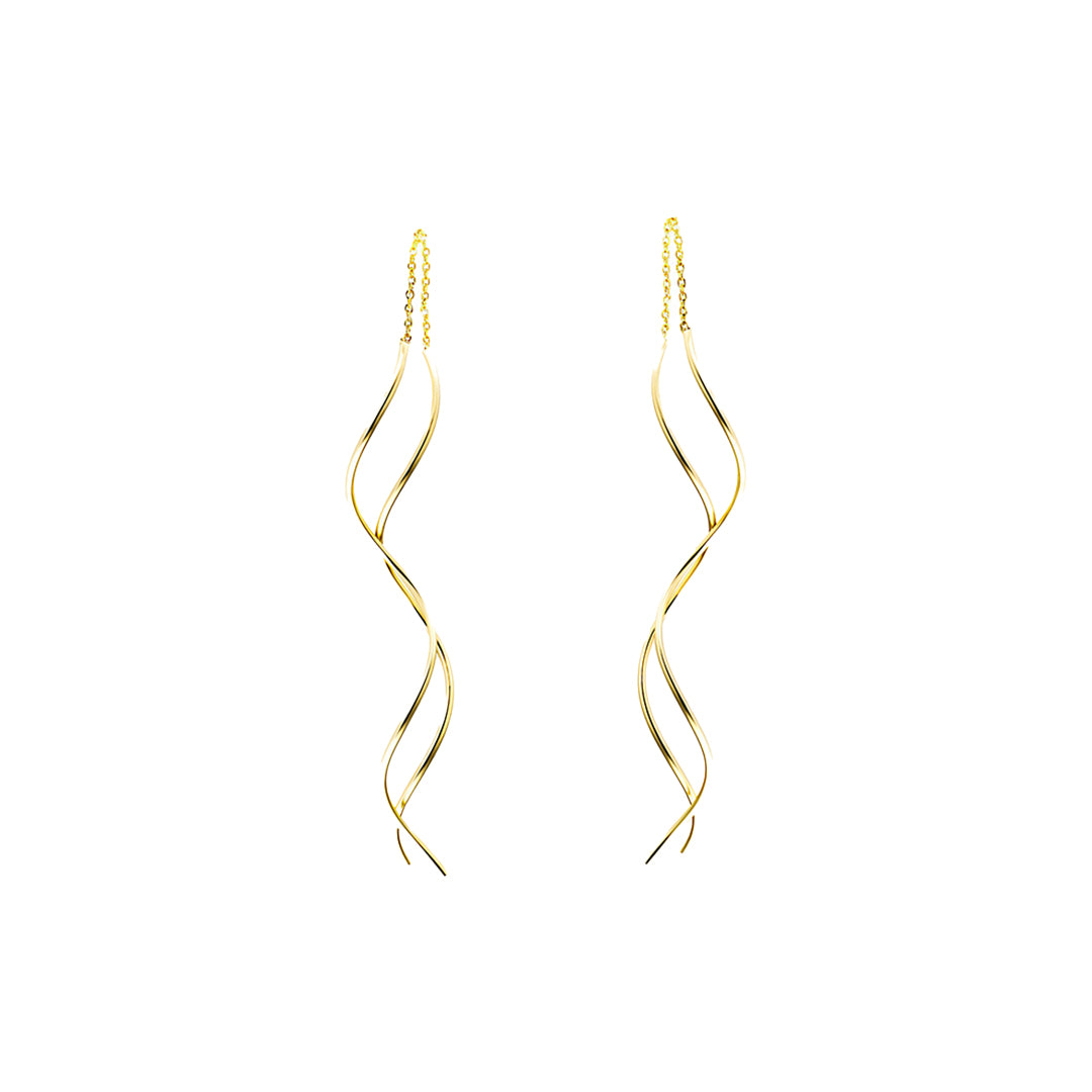 Sia Twisted Tassel Earrings