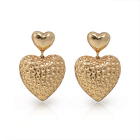 Thumbnail for Light gold stud earrings