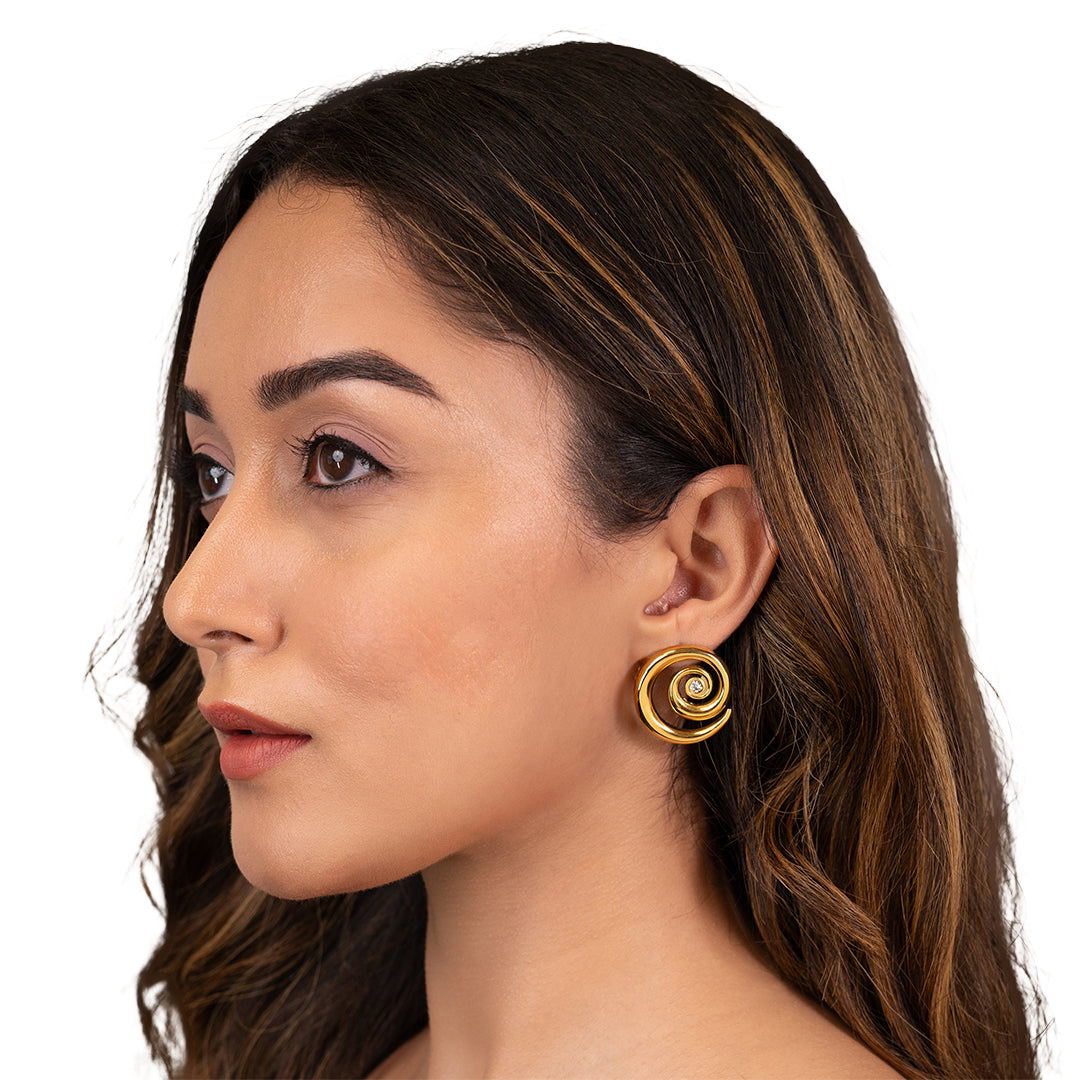 Lily’s Spiral Swirl Earrings